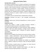 Ideología del Partido Político
