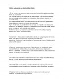 Glosas para fiesta educacion fisica