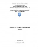 Comercio internacional. NATURALEZA Y SIGNIFICADO DEL COMERCIO.