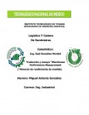 Warehouse performace measurement