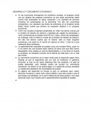DESARROLLO Y CRECIMIENTO ECONOMICO.