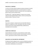 DISEÑO Y ELECCION DE CANAL DE LIVERPOOL ANÁLISIS DE LA EMPRESA