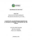 Importancia de las universidades humanistas en el mundo contemporáneo