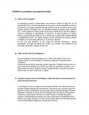 BLOQUE: La sociología y sus campos de estudio