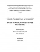 ENSAYO: “EL HOMBRE VRS LA TECNOLOGÍA”