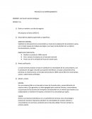 Un TRABAJO DE EMPRENDIMIENTO.