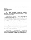 Sirva la presente para extenderle un cordial saludo Bolivariano y Revolucionario, firmes en el propósito de consolidar el legado de nuestro Comandante Eterno Hugo Chávez.