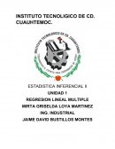 Tema: ESTADISTICA INFERENCIAL II