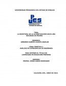 LA ESCRITURA: DE LA ALFABETIZACIÓN HACIA UNA SOCIEDAD DE MEJORA