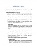 Comparecencia al proceso.