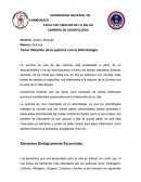 Relación de la química con la Odontología.