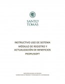 Registro y actualización de Beneficios