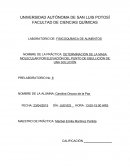 ETERMINACIÓN DE LA MASA MOLECULAR POR ELEVACIÓN DEL PUNTO DE EBULLICIÓN DE UNA SOLUCIÓN.