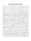 Modelo escritura constitución