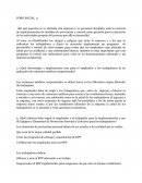 FORO SOCIAL "Sistema de Gestión de la Seguridad y Salud en el Trabajo