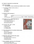 EVALUACIÓN UN ESQUELETO EN VACACIONES