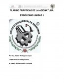 PLAN DE PRÁCTICAS DE ASIGNATURA.