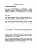 Psicología laboral organizacional.