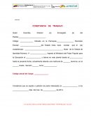 CONSTANCIA DE TRABAJO.