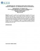 DETERMINACIÓN DEL CONTENIDO DE HIPOCLORITO SODICO EN UN PRODUCTO COMERCIAL Y EL CONTENIDO DE YODO EN UN ANTISEPTICO