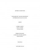 ESTEQUIOMETRÍA Y ANÁLISIS GRAVIMÉTRICO Y DETERMINACIÓN DE SULFATO EN AGUA.