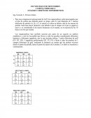 ANÁLISIS Y DISEÑO DE EXPERIMENTOS.