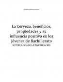Metodología de la investigacion: la cerveza y sus beneficios