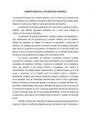 GENERACIONES DERECHOS HUMANOS.