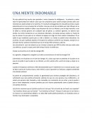 UNA MENTE INDOMABLE.