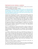 DISTRIBUCIÓN DE MUSICOS Y CANTORES