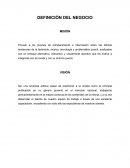 DEFINICIÓN DEL NEGOCIO. MISIÓN