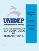 PLAN ESTRATEGICO DE MERCADOTECNIA restaurant de comida francesa “Le Blue”