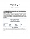 TAREA 2 Gestión de operaciones