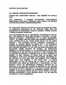 CONTROL DE DETENCIÓN.