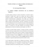 EL DEBATE TEÓRICO CONCEPTUAL DE LAS POLÍTICAS PÚBLICAS.