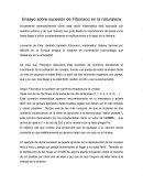 Ensayo sobre sucesión de Fibonacci en la naturaleza