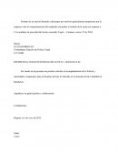 REFERENCIA: SOLICITUD DESALOJO