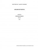 Anàlisis de puestos. CONSULTING (Soluciones empresariales).