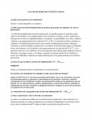 TALLER DE DERECHO CONSTITUCIONAL