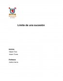 Limite de una sucesión.