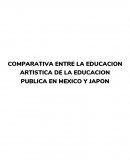 COMPARATIVA ENTRE LA EDUCACION ARTISTICA DE LA EDUCACION PUBLICA EN MEXICO Y JAPON