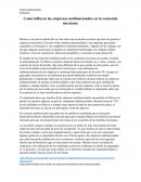 Como influyen las empresas multinacionales en la economía mexicana.