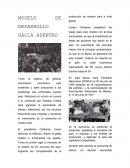 MODELO DE DESARROLLO HACIA ADENTRO.