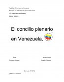 El concilio plenario en Venezuela