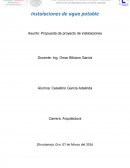 Instalaciones de agua potable.