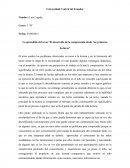 Lo aprendido del texto “El desarrollo de la comprensión desde las primeras lecturas”