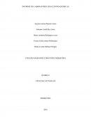 INFORME DE LABORATORIO: REACCIONES QUIMICAS