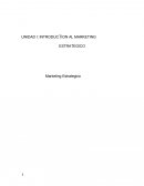 Marketing Estrategico es una disciplina que apoya el proceso de toma de decisiones de la empresa