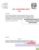 TEMA: “LA GRAN DEPRESIÓN- CRISIS DE 1929”