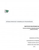SISTEMAS OPERATIVOS Y DESARROLLO DE PSEUDOCÓDIGOS.